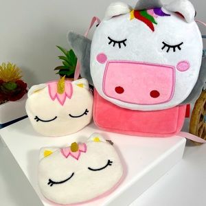 Unicorn Crossbody Bag with Coin Purses